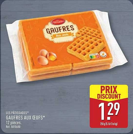 LES PÂTISSADES GAUFRES AUX ŒUFS