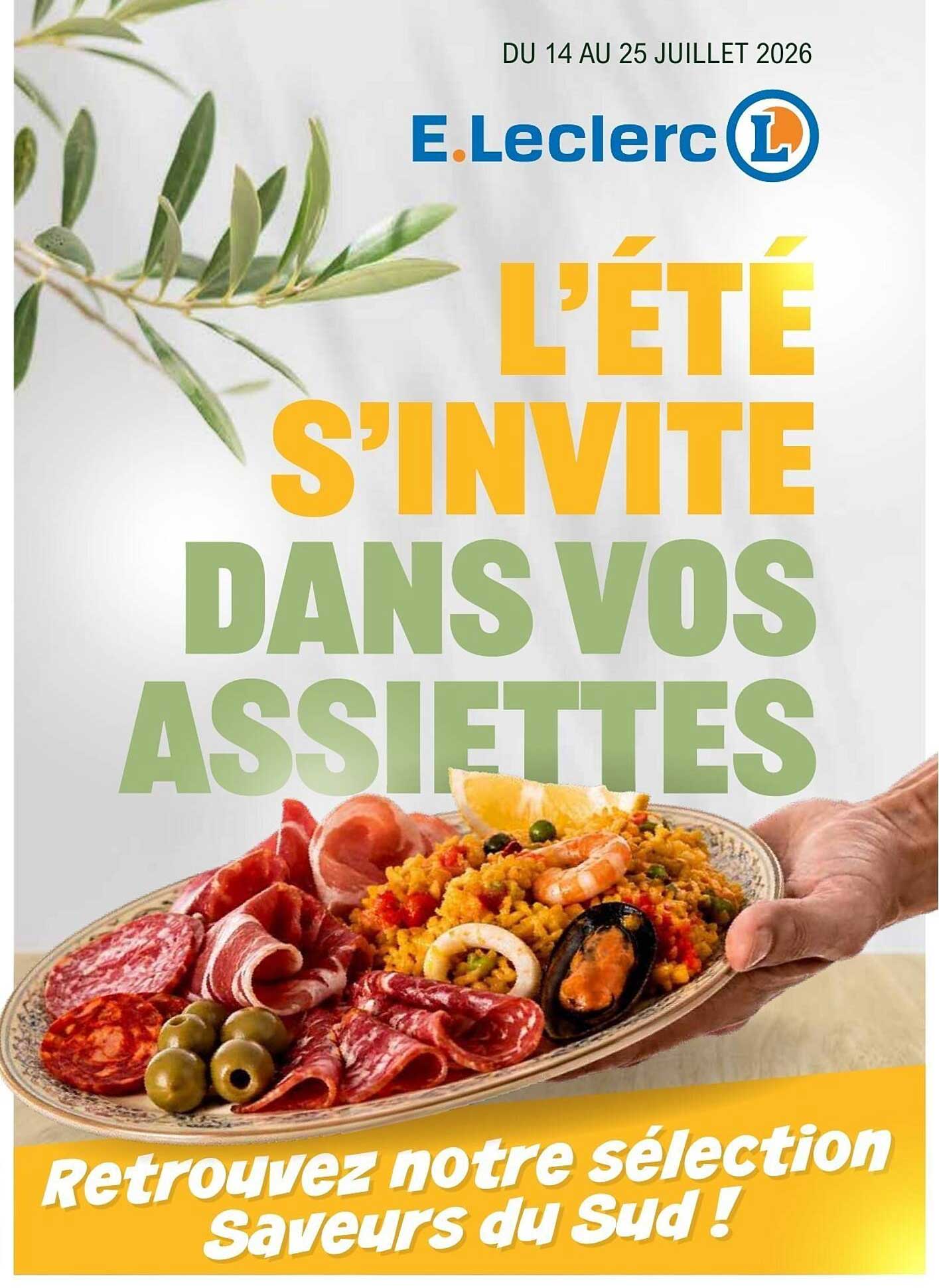 L'ÉTÉ S'INVITE DANS VOS ASSIETTES