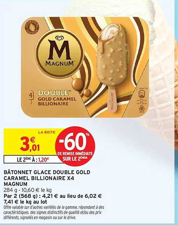 Magnum Double Gold Caramel Billionaire