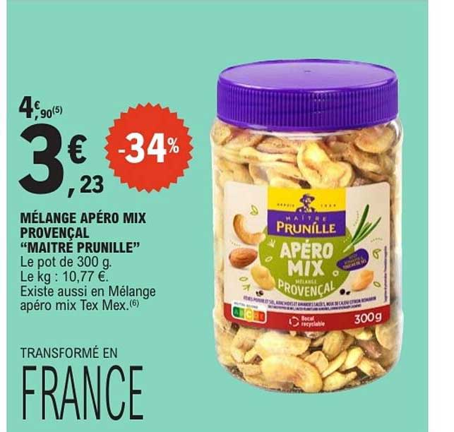 Maitre Prunille Apéro Mix Provençal
