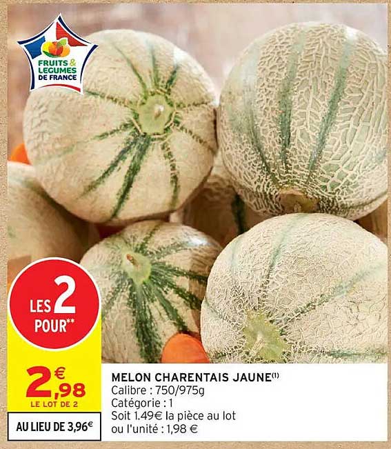Melon Charentais Jaune