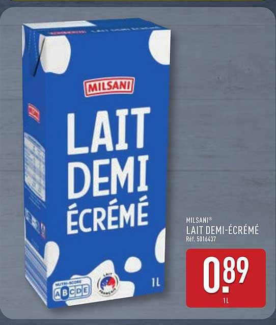 MILSANI LAIT DEMI ÉCRÉMÉ