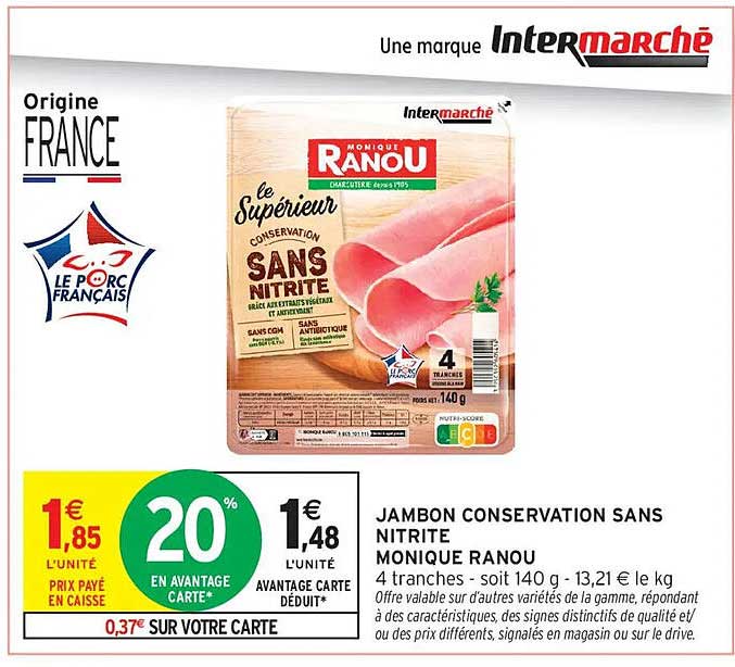 Monique Ranou SANS NITRITE