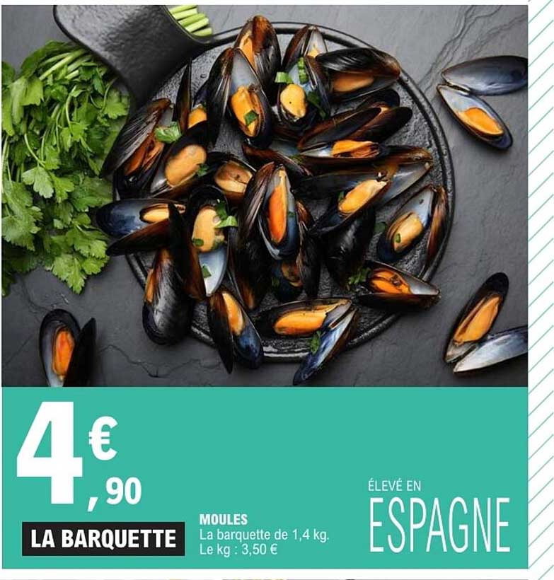 MOULES LA BARQUETTE