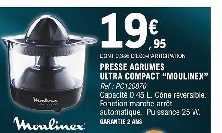 Moulinex Presse Agrumes Ultra Compact