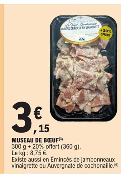 MUSEAU DE BOEUF