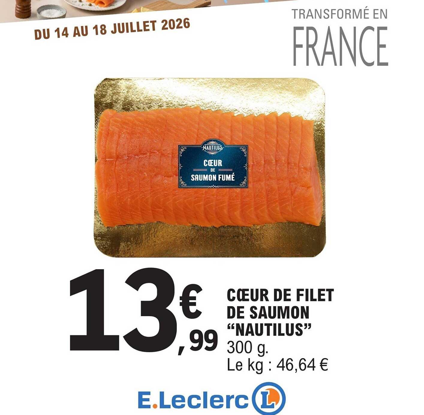 NAUTILUS CŒUR DE SAUMON FUMÉ