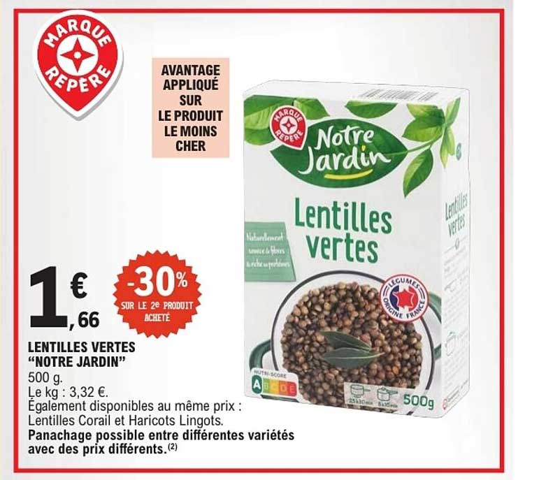 Notre Jardin Lentilles vertes