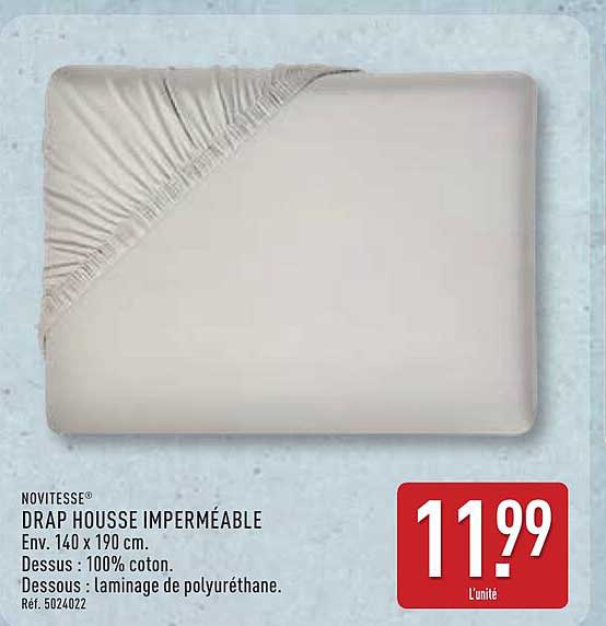 NOVITESSE Drap housse imperméable