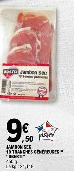 Oberti Jambon sec