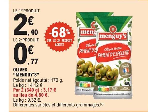 Olives "menguy's