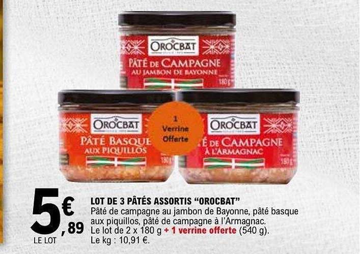 OROCBAT PÂTÉ DE CAMPAGNE