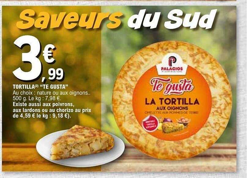 Palacios Te gusta LA TORTILLA AUX OIGNONS