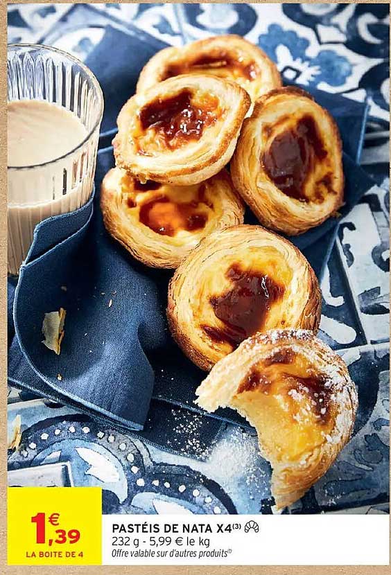 PASTÉIS DE NATA X4