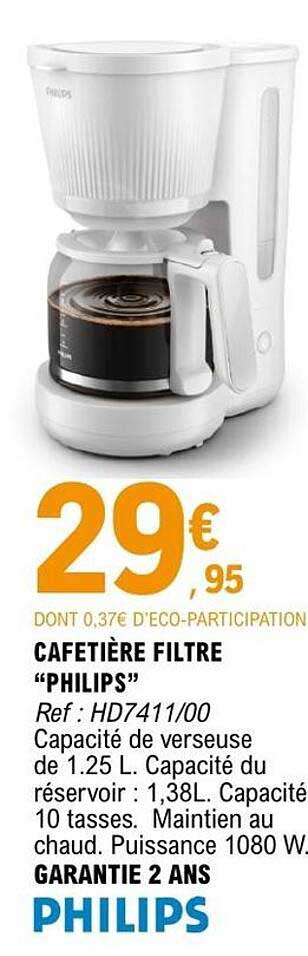PHILIPS CAFETIÈRE FILTRE