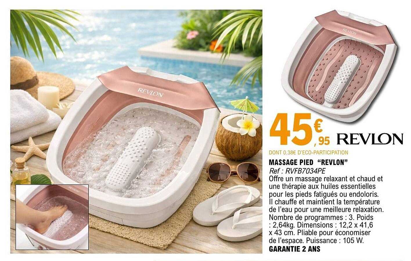 REVLON MASSAGE PIED
