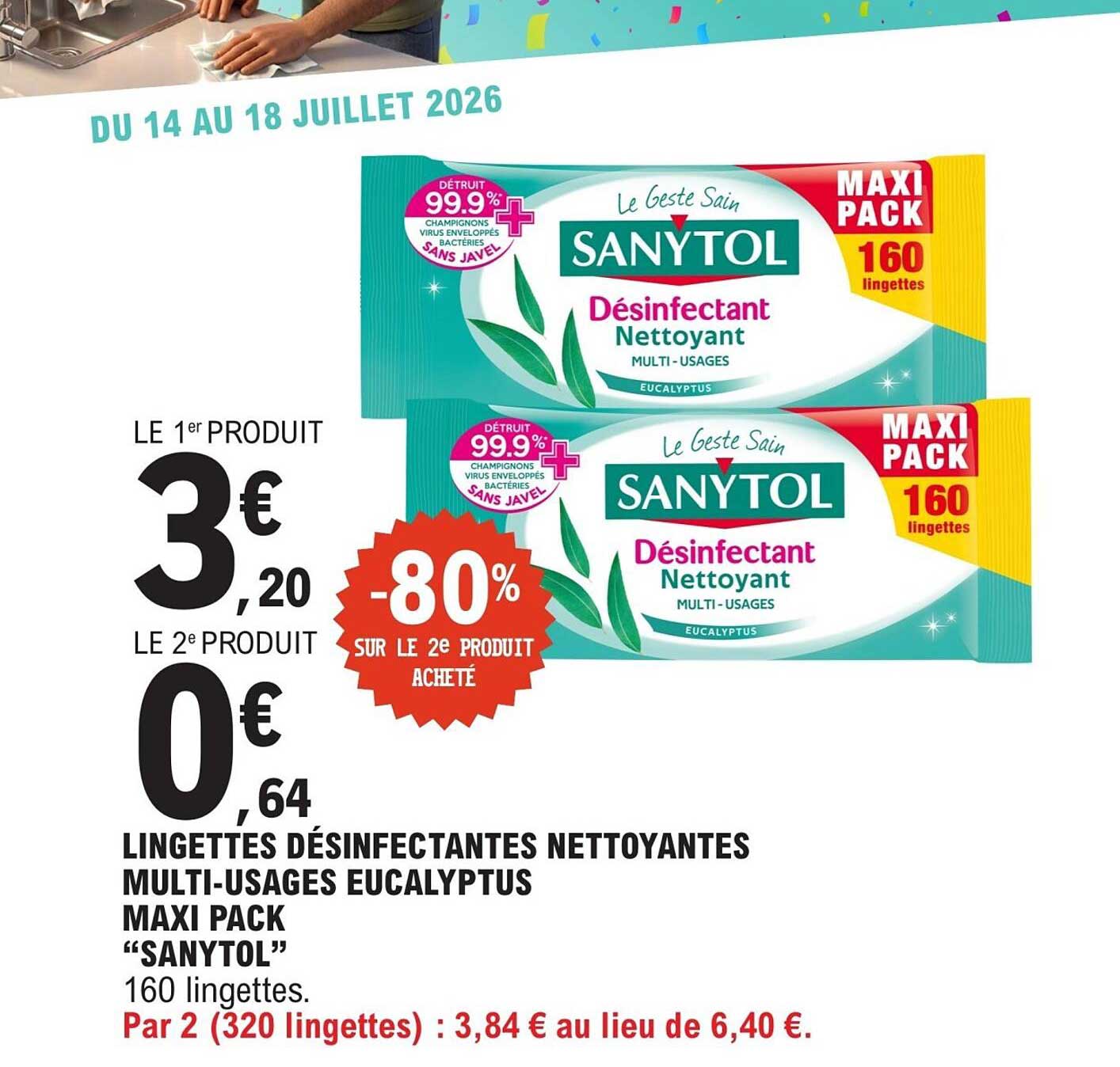 SANYTOL Désinfectant Nettoyant