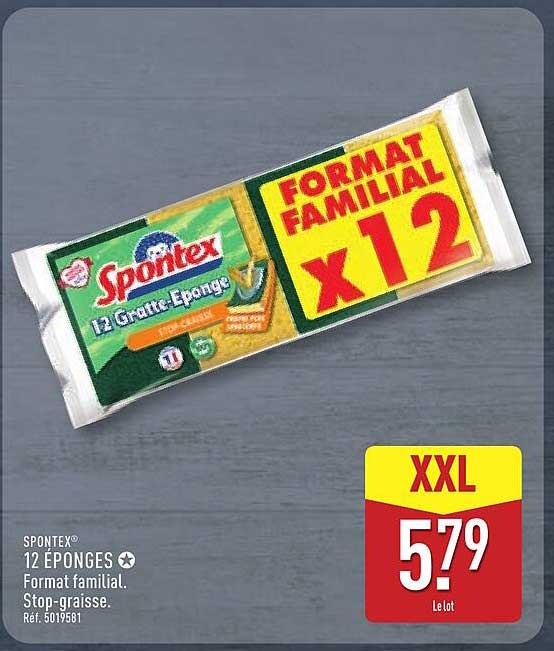 Spontex 12 éponges