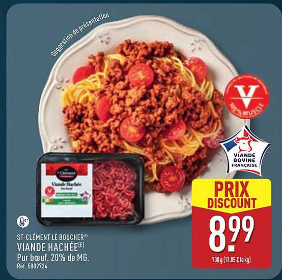 ST-CLÉMENT LE BOUCHER VIANDE HACHÉE