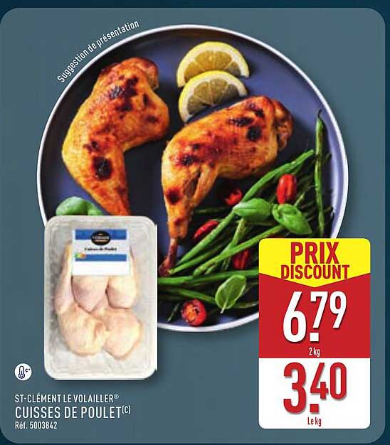 ST-CLÉMENT LE VOLAILLER CUISSES DE POULET