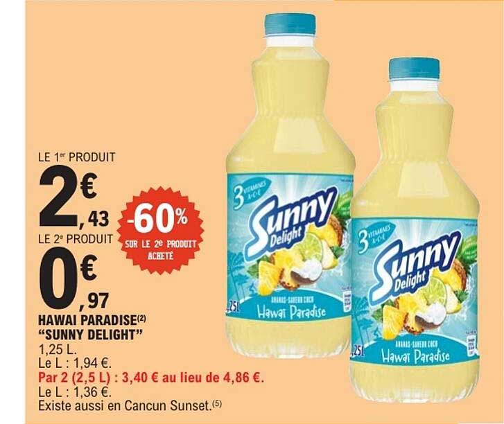 Sunny Delight Hawai Paradise