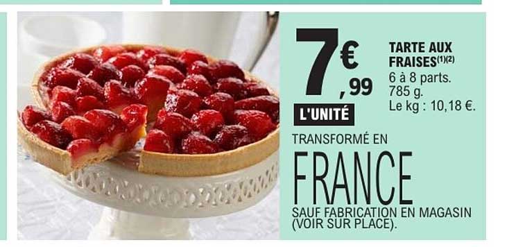 TARTE AUX FRAISES