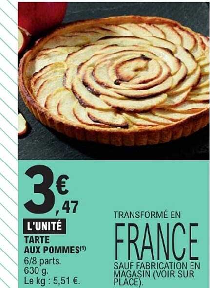 TARTE AUX POMMES