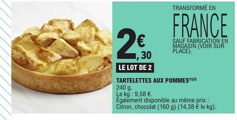 TARTELETTES AUX POMMES