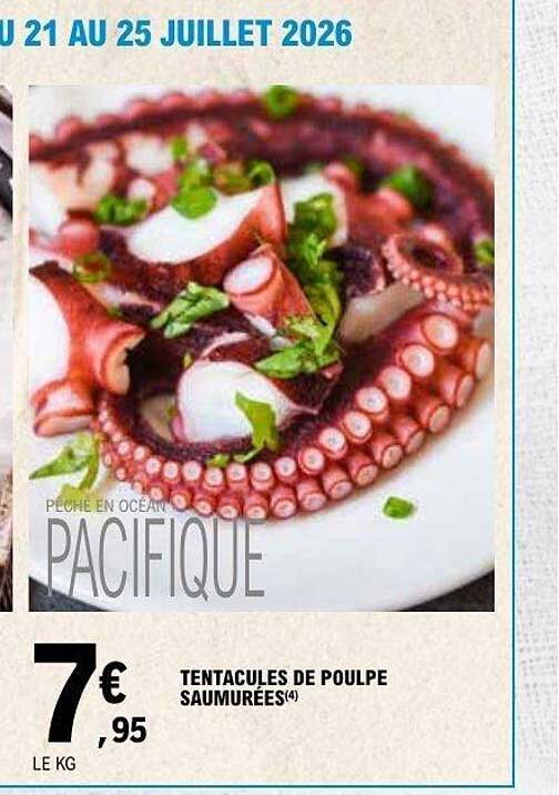 TENTACULES DE POULPE SAUMURÉES