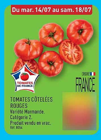 TOMATES CÔTELÉES ROUGES