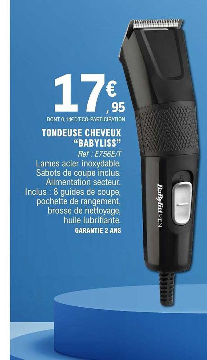 Tondeuse cheveux Babyliss