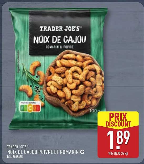 TRADER JOE'S NOIX DE CAJOU