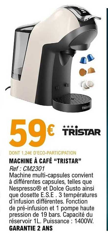 TRISTAR Machine à café