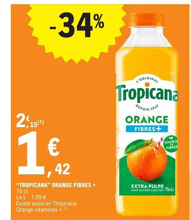 Tropicana Orange Fibres+