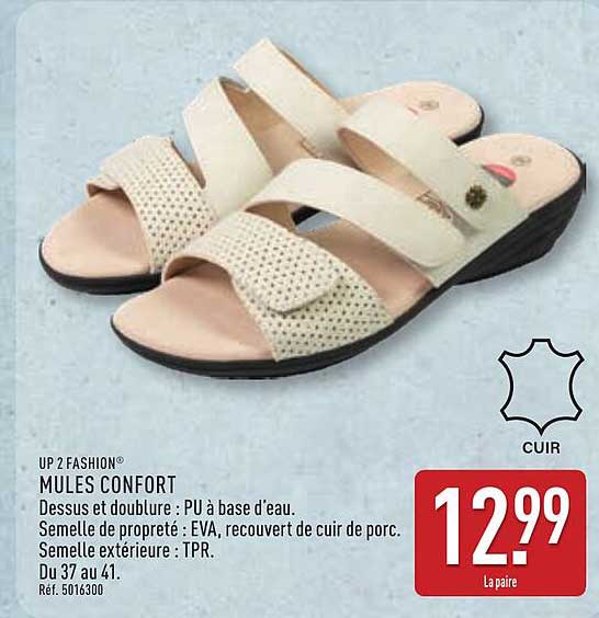 UP 2 FASHION MULES CONFORT