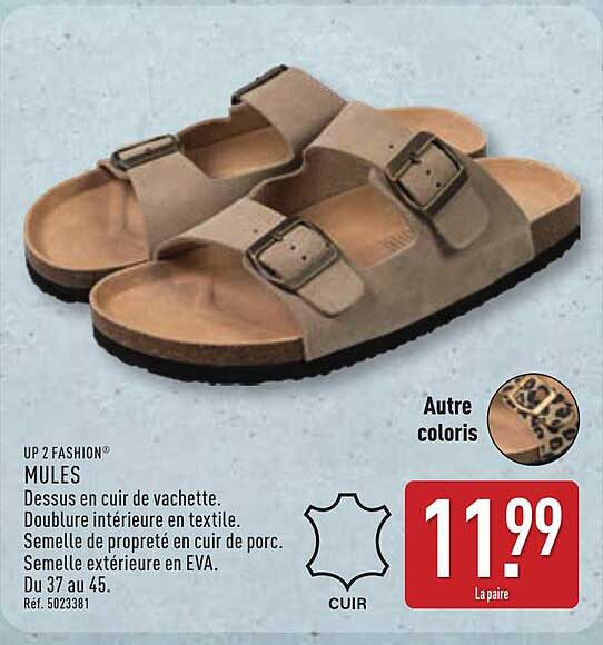 UP 2 FASHION MULES