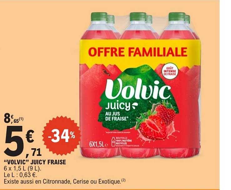 Volvic Juicy Fraise
