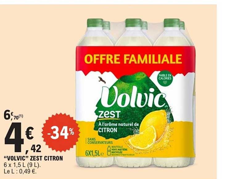 Volvic Zest Citron