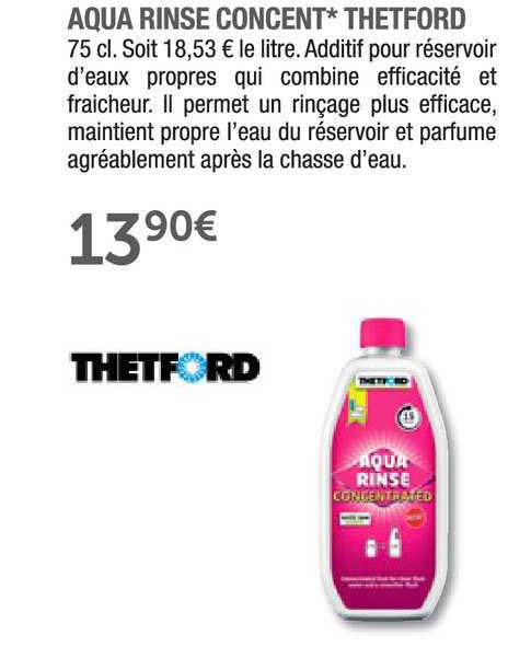 aqua rinse concent thetford