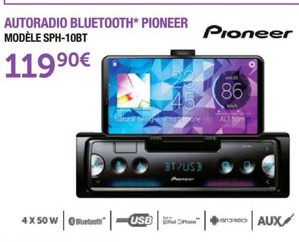 Autoradio Bluetooth Pioneer