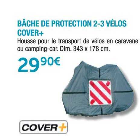 bâche de protection 2 3 vélos cover+