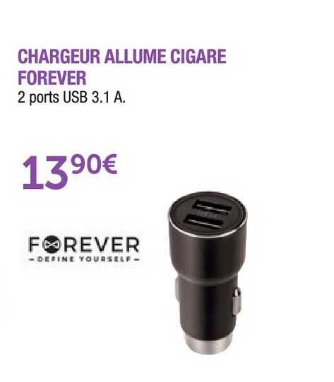 chargeur allume cigare forever