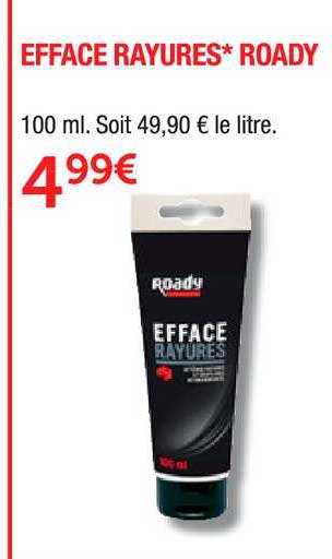 efface rayures roady