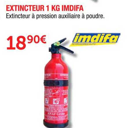 Extincteur 1 Kg Imdifa