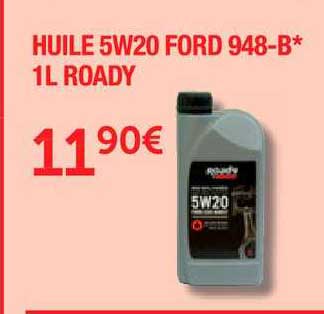 huile 5w20 ford 948 b 1 litre roady
