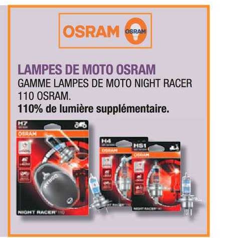 lampes de moto osram