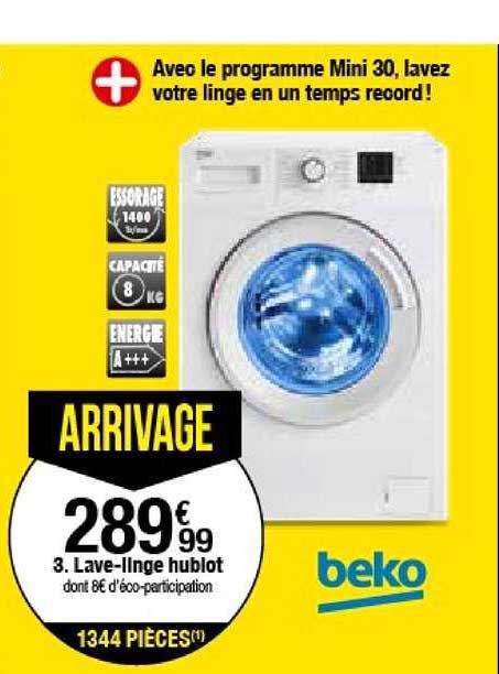 Lave Linge Hublot Beko