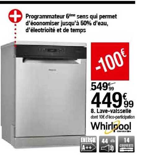 lave vaisselle whirlpool