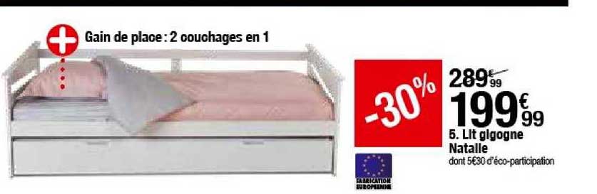 lit gigogne natalle