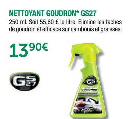 nettoyant goudron gs27